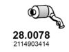 ASSO 28.0078 Catalytic Converter